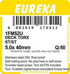 1FM52 - Decking Screw ST/ST Torx -1FM52_label_T